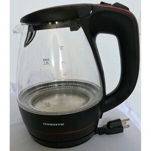 Ovente KG83B 1.5L Electric Water Kettle Black Intertek